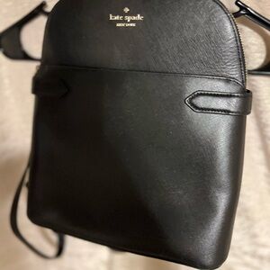 Kate Spade Black Leather Women's Backpack